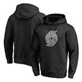 Portland Trail Blazers Marble Logo Pullover Hoodie - Black online