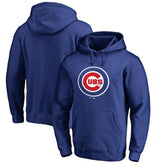 Chicago Cubs Official Wordmark Fitted Pullover Hoodie - Royal
