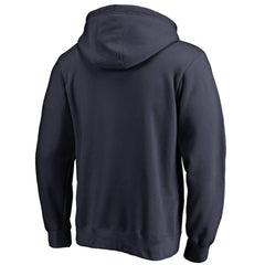 Detroit Tigers Official Wordmark Fitted Pullover Hoodie - Navy