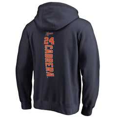 Miguel Cabrera Detroit Tigers Backer Pullover Hoodie - Navy