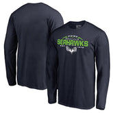 Seattle Seahawks Alternate Team Logo Gear Flea Flicker Long Sleeve T-Shirt - College Navy outlet