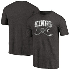 Los Angeles Kings Vintage Collection Line Shift Tri-Blend T-Shirt Black