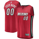 Miami Heat Youth Fast Break Replica Custom Jersey Red - Statement Edition | Fanatics sale