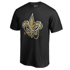 New Orleans Saints Beads Hometown Collection T-Shirt - Black cheap