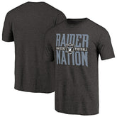 Las Vegas Raiders Hometown Collection Tri-Blend T-Shirt - Heathered Black for sale