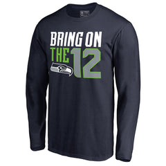Seattle Seahawks Hometown Collection Long Sleeve T-Shirt - College Navy for sale