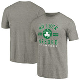 Boston Celtics No Luck Hometown Collection Tri-Blend T-Shirt - Gray cheap