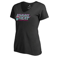 Miami Heat Women's Miami Nights Hometown Collection T-Shirt - Black cheap