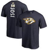 Roman Josi Nashville Predators Backer Name & Number T-Shirt Navy