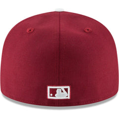Philadelphia Phillies Cooperstown Collection Wool 59FIFTY Fitted Hat - Maroon | New Era