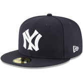 New York Yankees Cooperstown Collection Wool 59FIFTY Fitted Hat - Navy | New Era