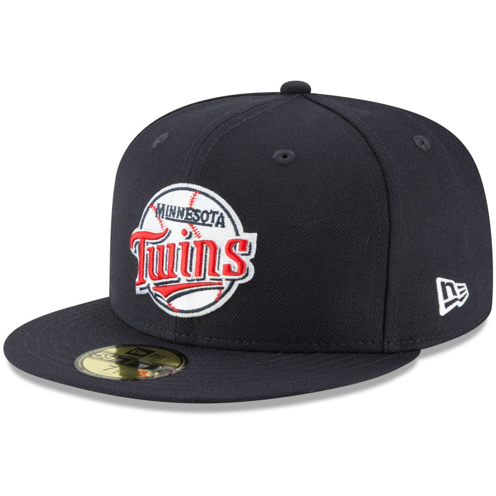 Minnesota Twins Cooperstown Collection Wool 59FIFTY Fitted Hat - Navy | New Era