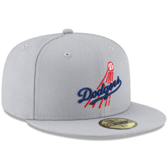 Los Angeles Dodgers Cooperstown Collection Wool 59FIFTY Fitted Hat - Gray | New Era