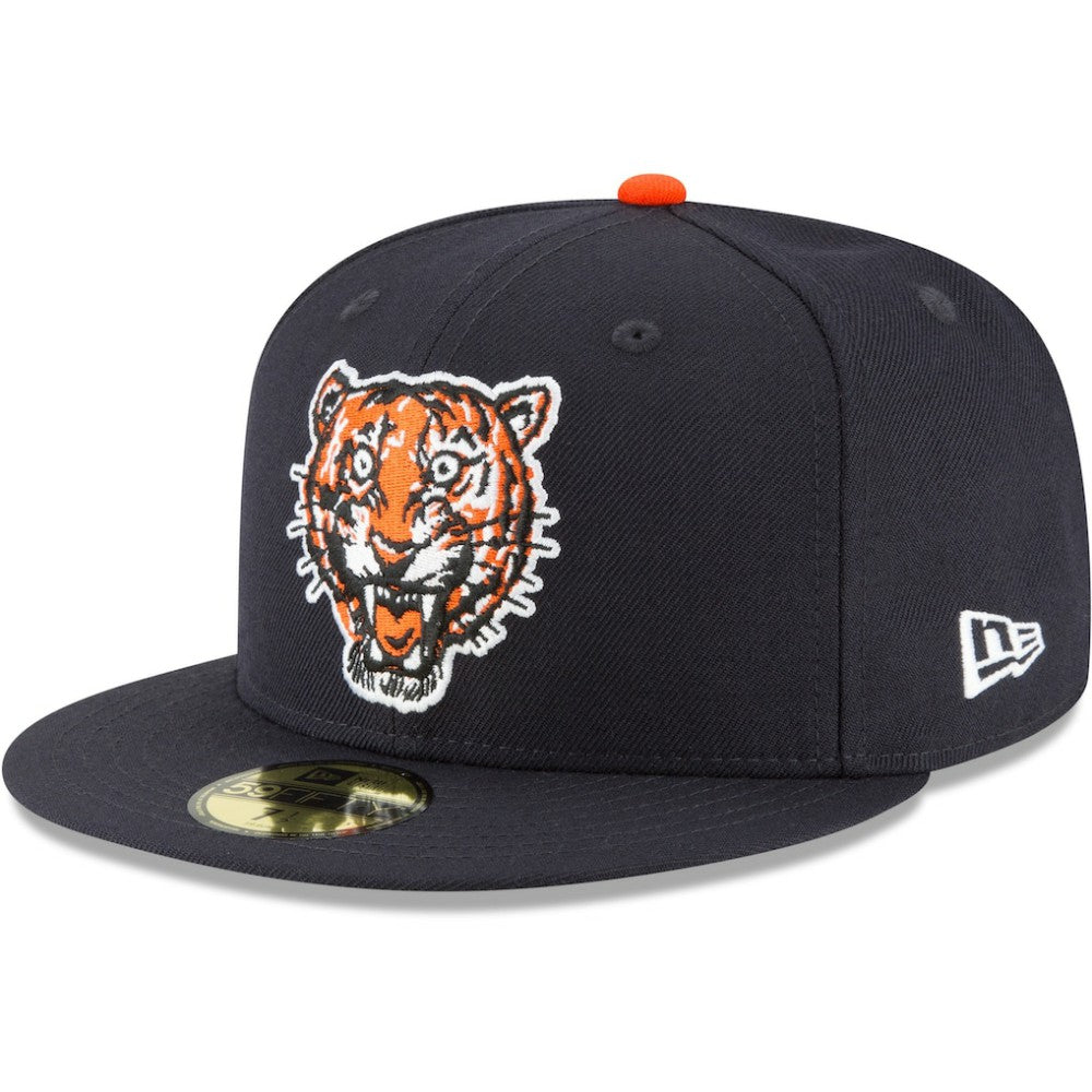 Detroit Tigers Cooperstown Collection Wool 59FIFTY Fitted Hat - Navy | New Era