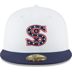 Chicago White Sox Cooperstown Collection Wool 59FIFTY Fitted Hat - White | New Era