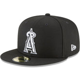 Los Angeles Angels 59FIFTY Fitted Hat - Black | New Era