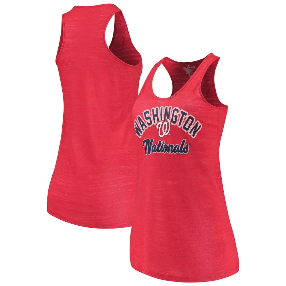 Washington Nationals Soft as a Grape Women's Multicount Racerback Tank Top - Red