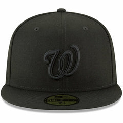 Washington Nationals Primary Logo Basic 59FIFTY Fitted Hat - Black | New Era