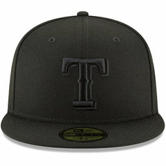 Texas Rangers Primary Logo Basic 59FIFTY Fitted Hat - Black | New Era