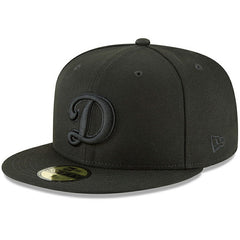 Los Angeles Dodgers Secondary Logo Basic 59FIFTY Fitted Hat - Black | New Era