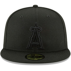 Los Angeles Angels Primary Logo Basic 59FIFTY Fitted Hat - Black | New Era