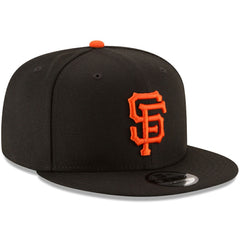 San Francisco Giants Team Color 9FIFTY Snapback Hat - Black | New Era