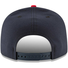 Atlanta Braves Team Color 9FIFTY Snapback Hat - Navy/Red | New Era
