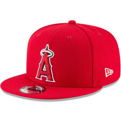 Los Angeles Angels Team Color 9FIFTY Snapback Hat - Red | New Era