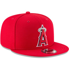 Los Angeles Angels Team Color 9FIFTY Snapback Hat - Red | New Era