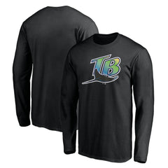 Tampa Bay Rays Cooperstown Collection Wahconah Long Sleeve T-Shirt - Black