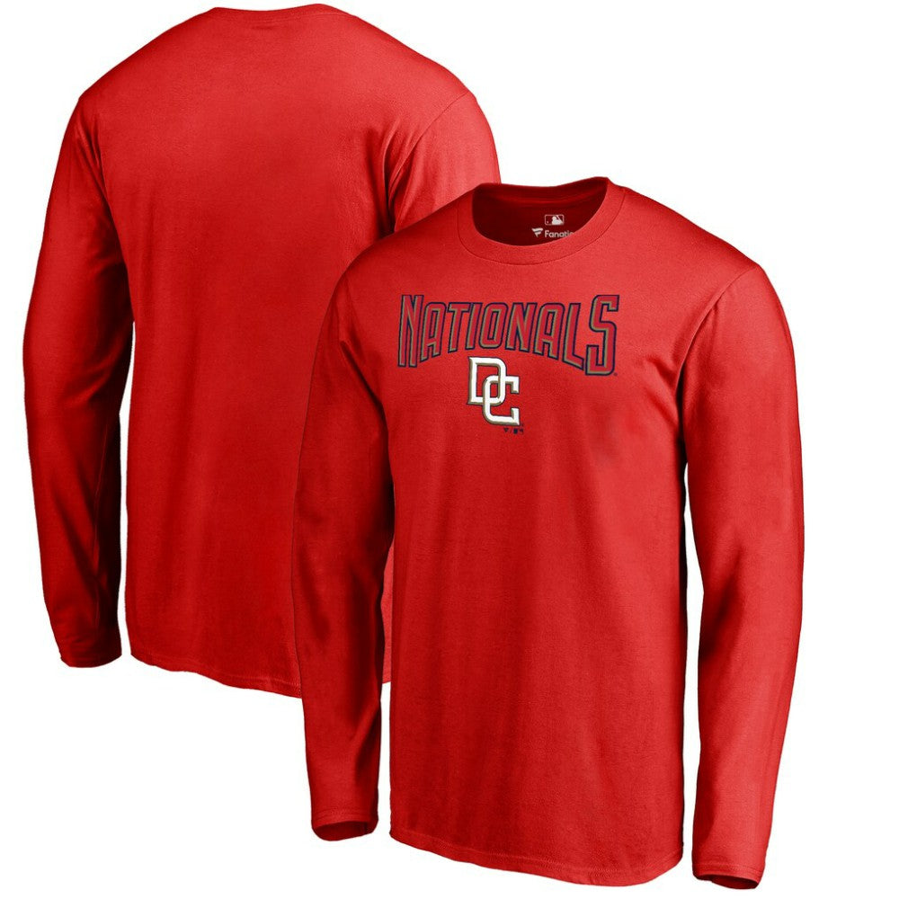 Washington Nationals Cooperstown Collection Wahconah Long Sleeve T-Shirt - Red