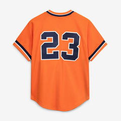 Kirk Gibson Detroit Tigers Cooperstown Collection Mesh Batting Practice Button-Up Jersey - Orange | Mitchell & Ness