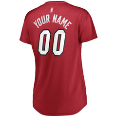 Miami Heat Women's Fast Break Replica Custom Jersey Wine - Statement Edition | Fanatics on sale