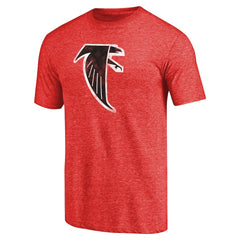 Atlanta Falcons Throwback Logo Tri-Blend T-Shirt - Red discount
