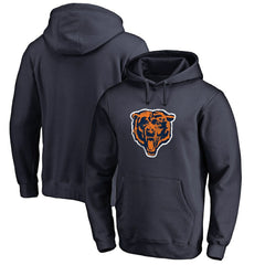 Chicago Bears Throwback Logo Pullover Hoodie - Navy cheap