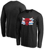 Chicago Bulls Hometown Collection Chicago Flag Long Sleeve T-Shirt sale - Black discount