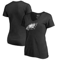 Philadelphia Eagles Women's Hometown Collection On The Map V-Neck T-Shirt - Black on sale