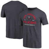 New Orleans Pelicans Vintage Arch Tri-Blend T-Shirt - Navy for sale