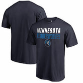 Minnesota Timberwolves Fade Out T-Shirt - Navy discount