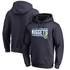 Denver Nuggets Onside Stripe Pullover Hoodie sale - Navy shop