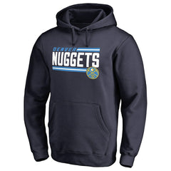 Denver Nuggets Onside Stripe Pullover Hoodie sale - Navy shop