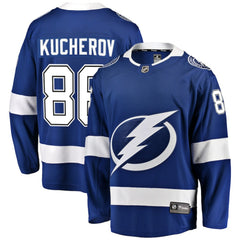 Nikita Kucherov Tampa Bay Lightning Fanatics Breakaway Jersey Blue