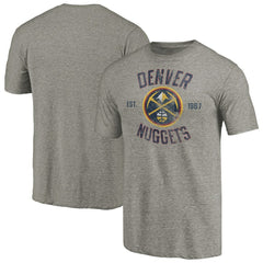Denver Nuggets Team Heritage Tri-Blend T-Shirt - Gray for sale