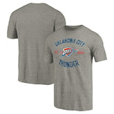 Oklahoma City Thunder Team Heritage Tri-Blend T-Shirt - Gray discount