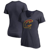 Cleveland Cavaliers Women's X-Ray Slim Fit V-Neck T-Shirt sale - Navy for sale