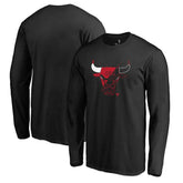 Chicago Bulls X-Ray Long Sleeve T-Shirt sale - Black discount