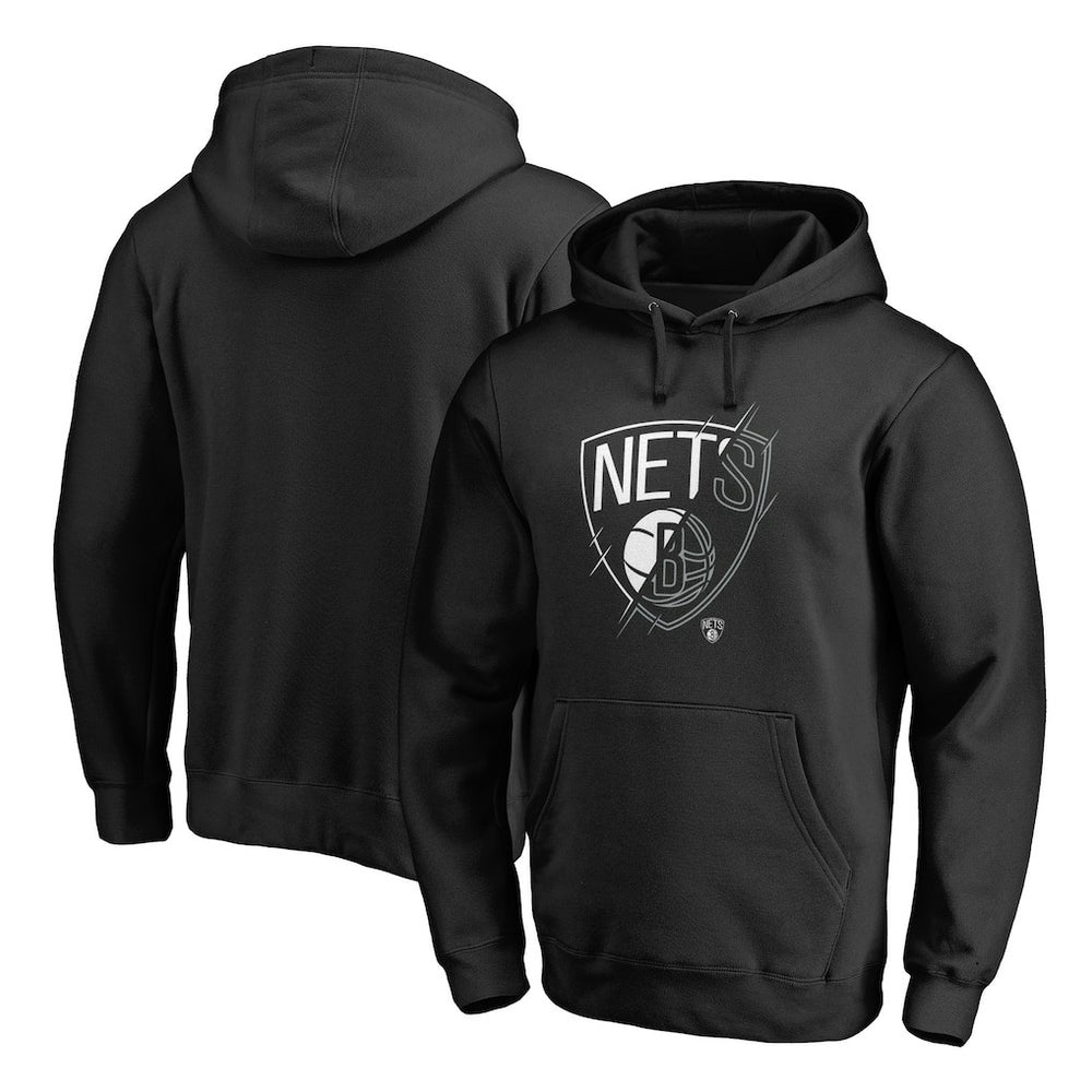 Brooklyn Nets X-Ray Pullover Hoodie - Black on sale