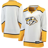 Nashville Predators Fanatics Women's Away Breakaway Jersey White