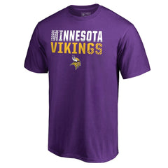 Minnesota Vikings Iconic Collection Fade Out T-Shirt - Purple discount
