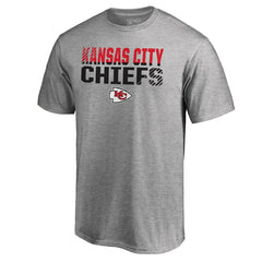 Kansas City Chiefs Iconic Collection Fade Out T-Shirt II - Heather Gray on sale